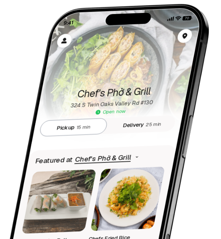 Chef's Phở & Grill app preview