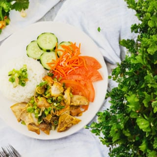 Grilled Chicken with Rice