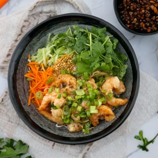 Grilled Shrimp Rice-Vermicelli