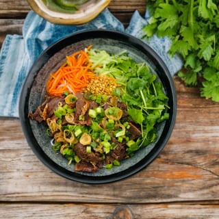 Grilled Beef Rice-Vermicelli