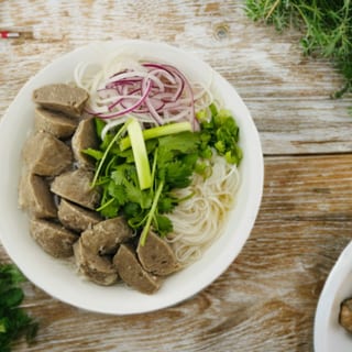 Meatball pho